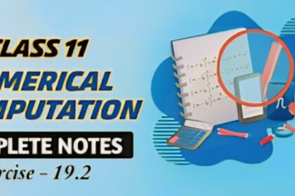 Numerical Computation Class 11