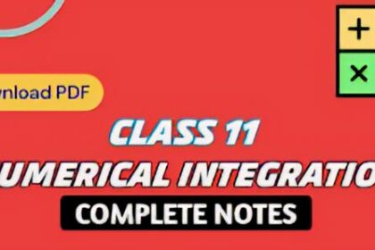 Numerical Integration Class 11