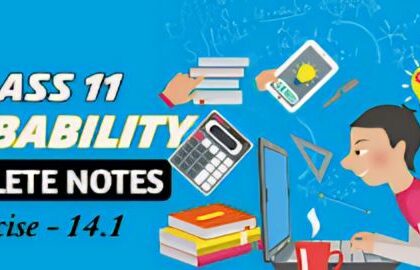 Probability Class 11 Mathematics Notes