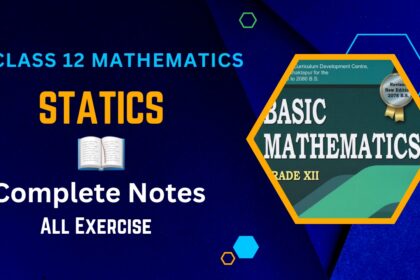 Statics Class 12 Mathematics Solutions
