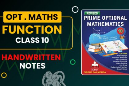 Function Class 10 Optional Mathematics Solutions