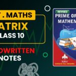 Matrix Class 10 Optional Mathematics Solutions