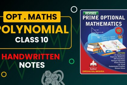 Polynomial Class 10 Optional Mathematics Solutions