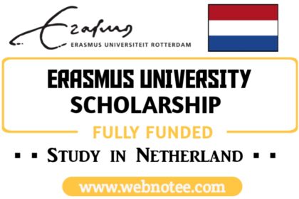 Erasmus University NL Scholarship 2025-2026