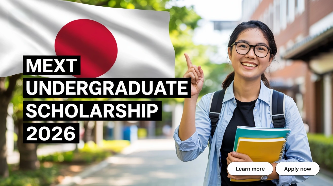 Japanese Government MEXT Undergraduate Scholarship 2026 (Fully Funded)